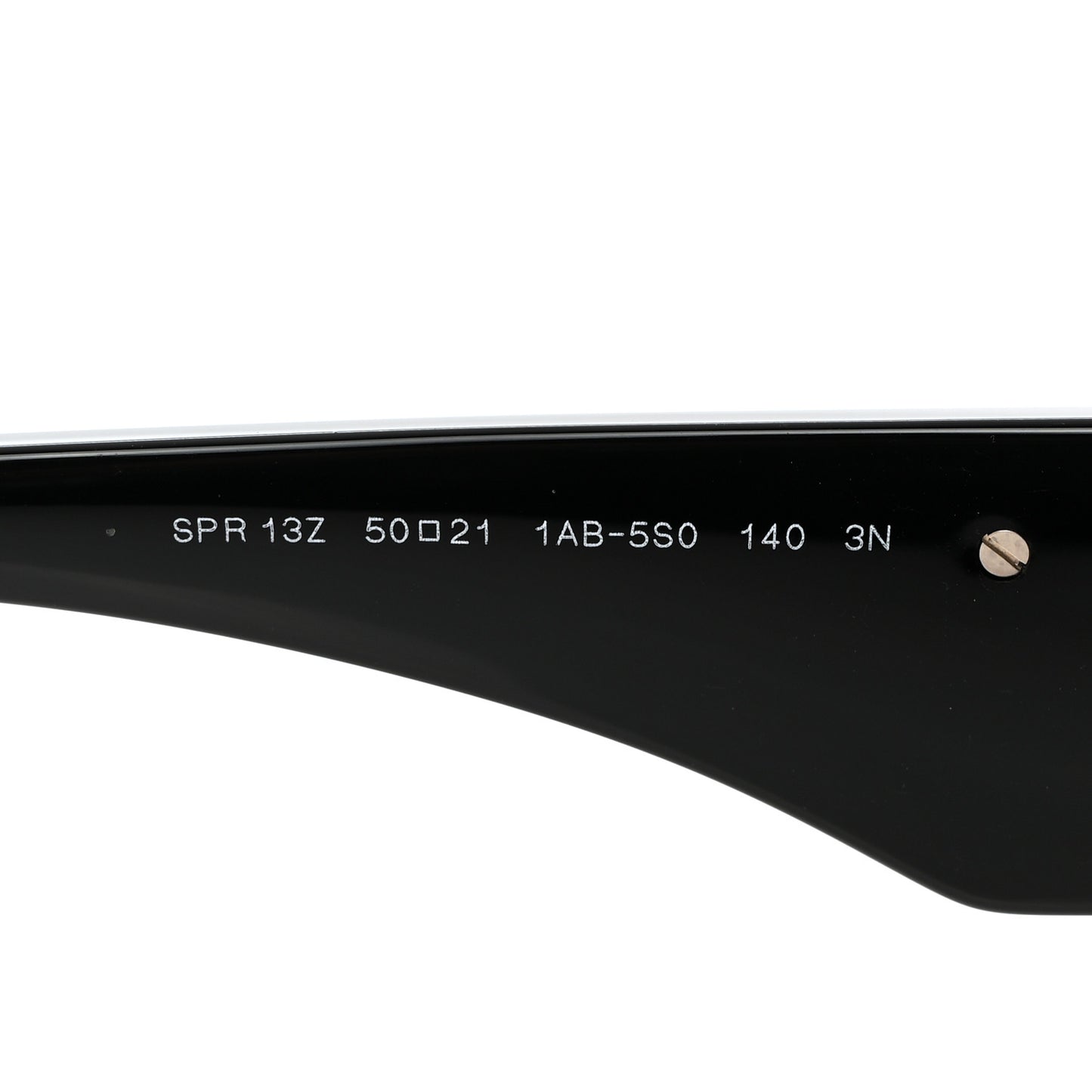 Acetate Symbole Sunglasses SPR 13Z Black