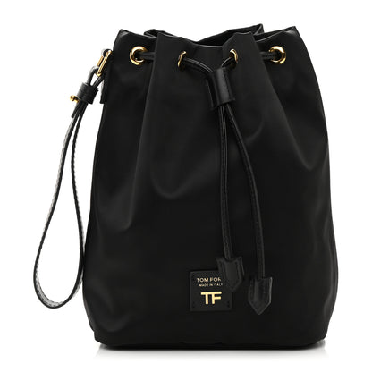 Tom Ford Nylon Small Disco Bucket Bag Black 1 of 10