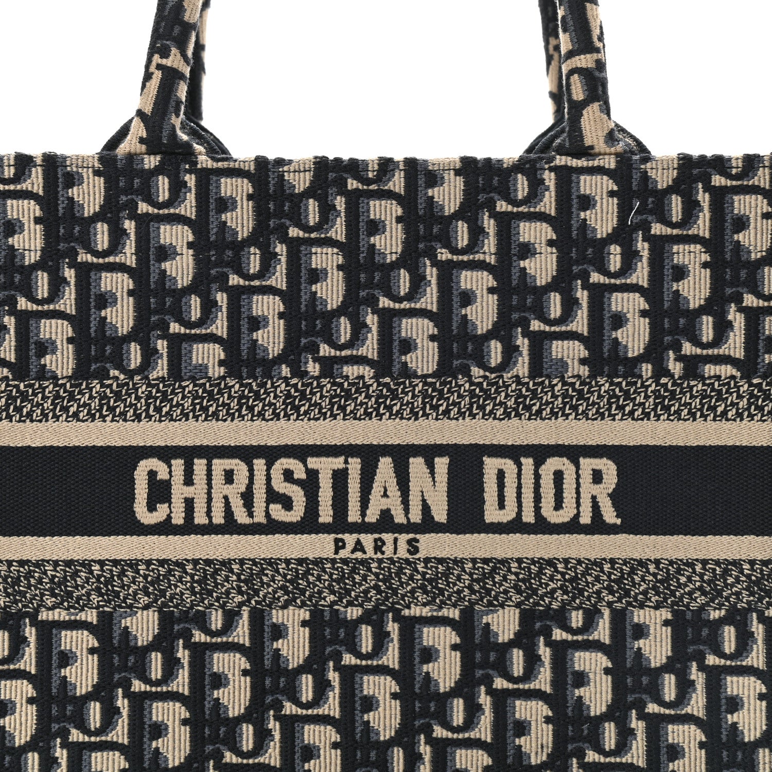 Christian Dior Oblique Small Book Tote Blue Multicolor 8 of 10