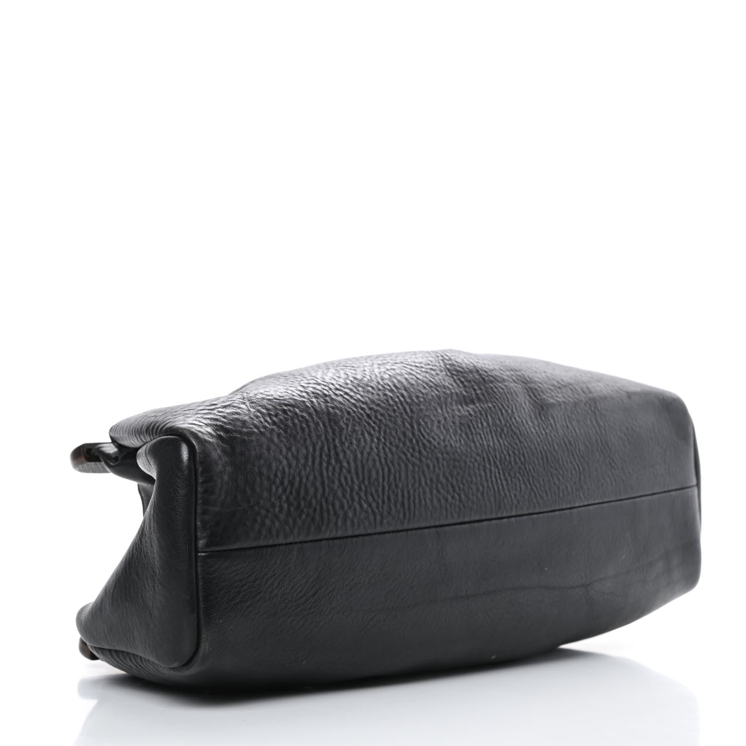 Gucci Buffalo Wood Handle Doctor Bag Black 4 of 16