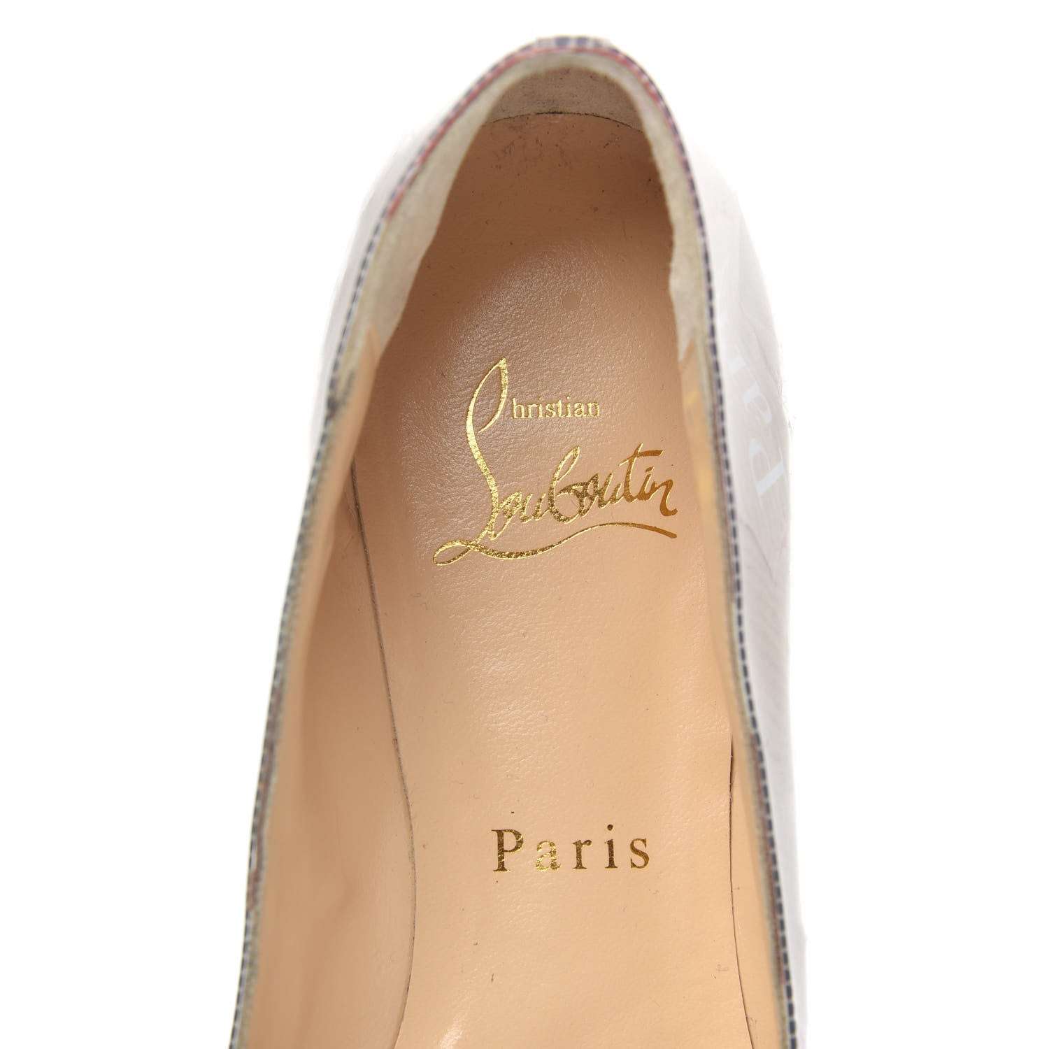 Christian Louboutin Loubi Kraft PVC Ballalla Flats 39 Multi 6 of 7