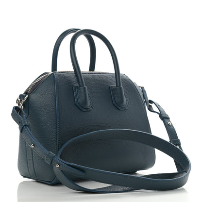 Givenchy Sugar Goatskin Mini Antigona Mineral Blue 2 of 11
