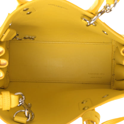 Saint Laurent Grained Calfskin Nano Sac De Jour Jaune 4 of 14