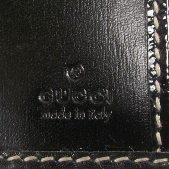 Gucci Patent Britt Continental Wallet Black 6 of 8