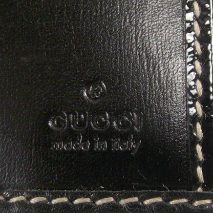 Gucci Patent Britt Continental Wallet Black 6 of 8
