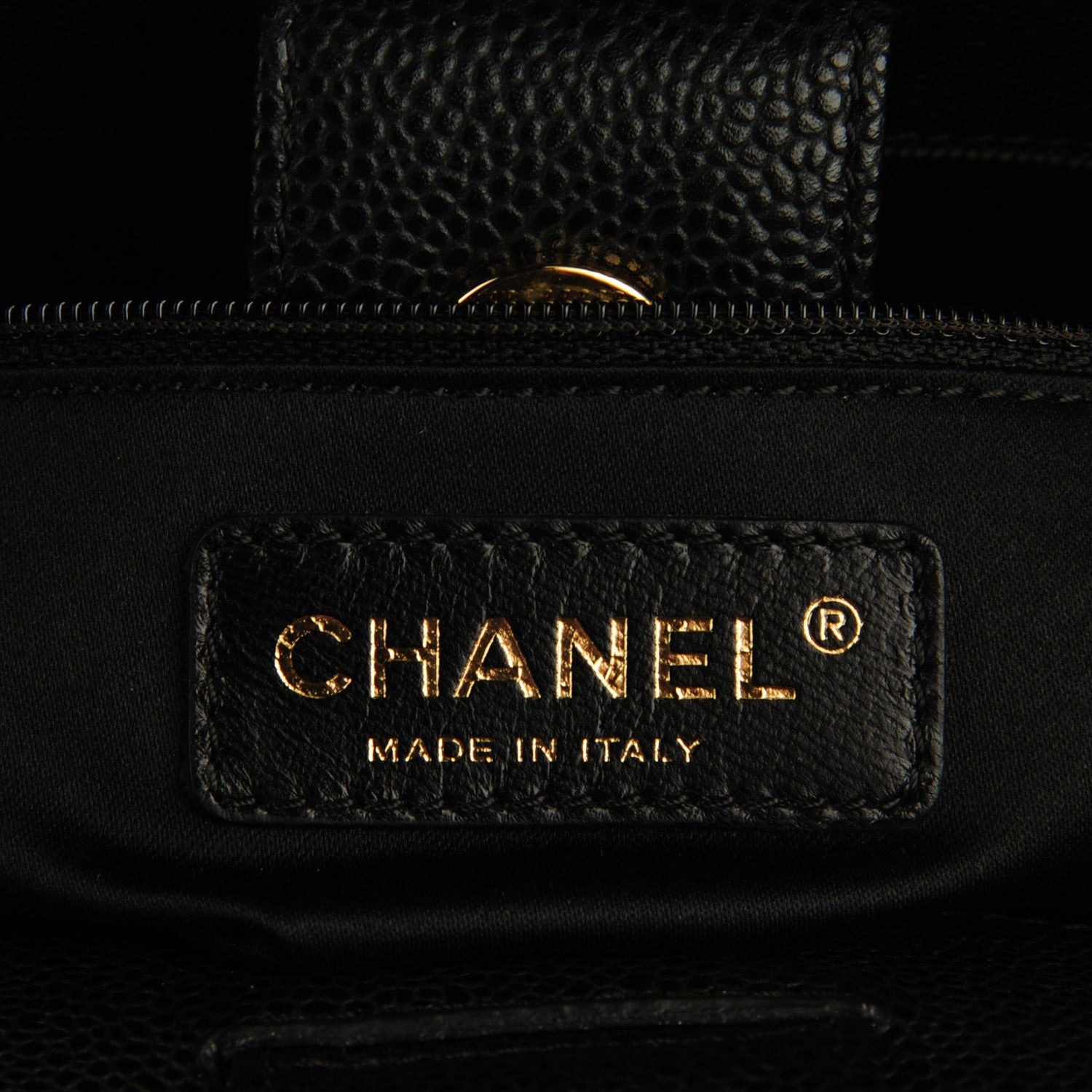 Chanel Caviar Quilted Petit Shopping Tote PST Black 5 of 7
