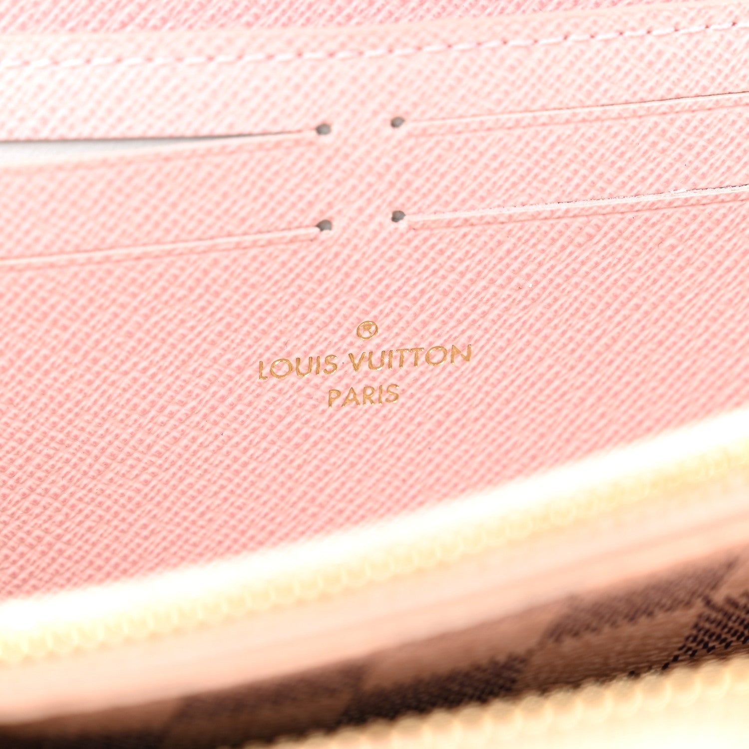 Louis Vuitton Damier Azur Clemence Wallet Rose Ballerine 5 of 7