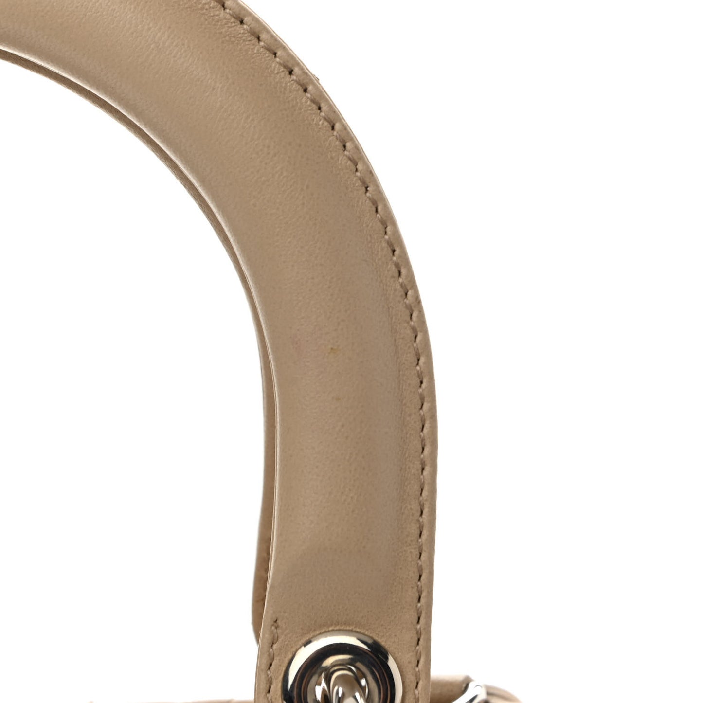 Lambskin Cannage Large Lady Dior Beige