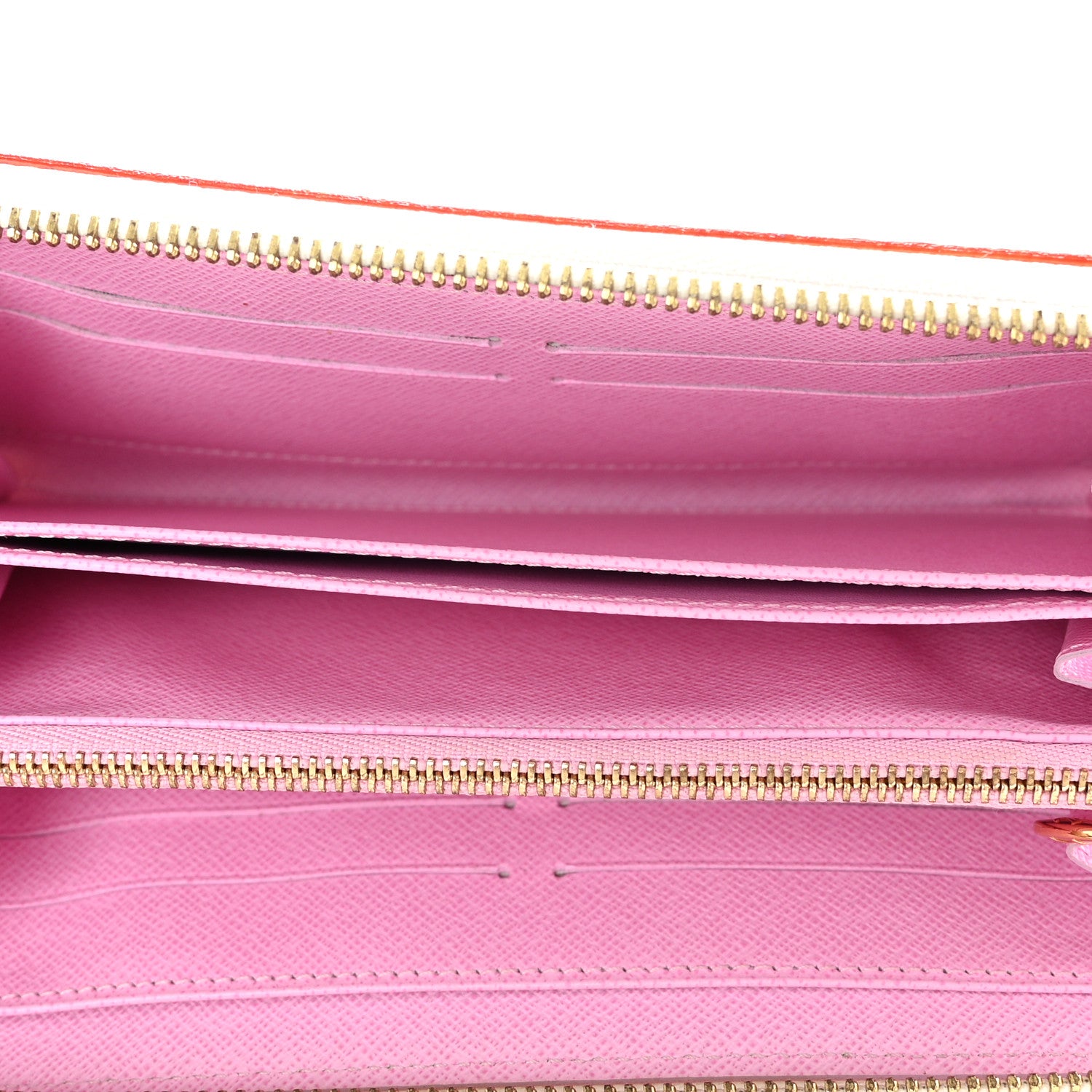 Louis Vuitton Monogram Multicolor Zippy Wallet White Litchi 5 of 7
