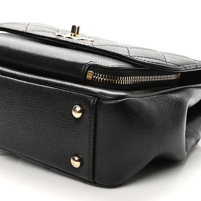 Chanel Caviar Quilted Medium Business Affinity Flap Black 10 of 11