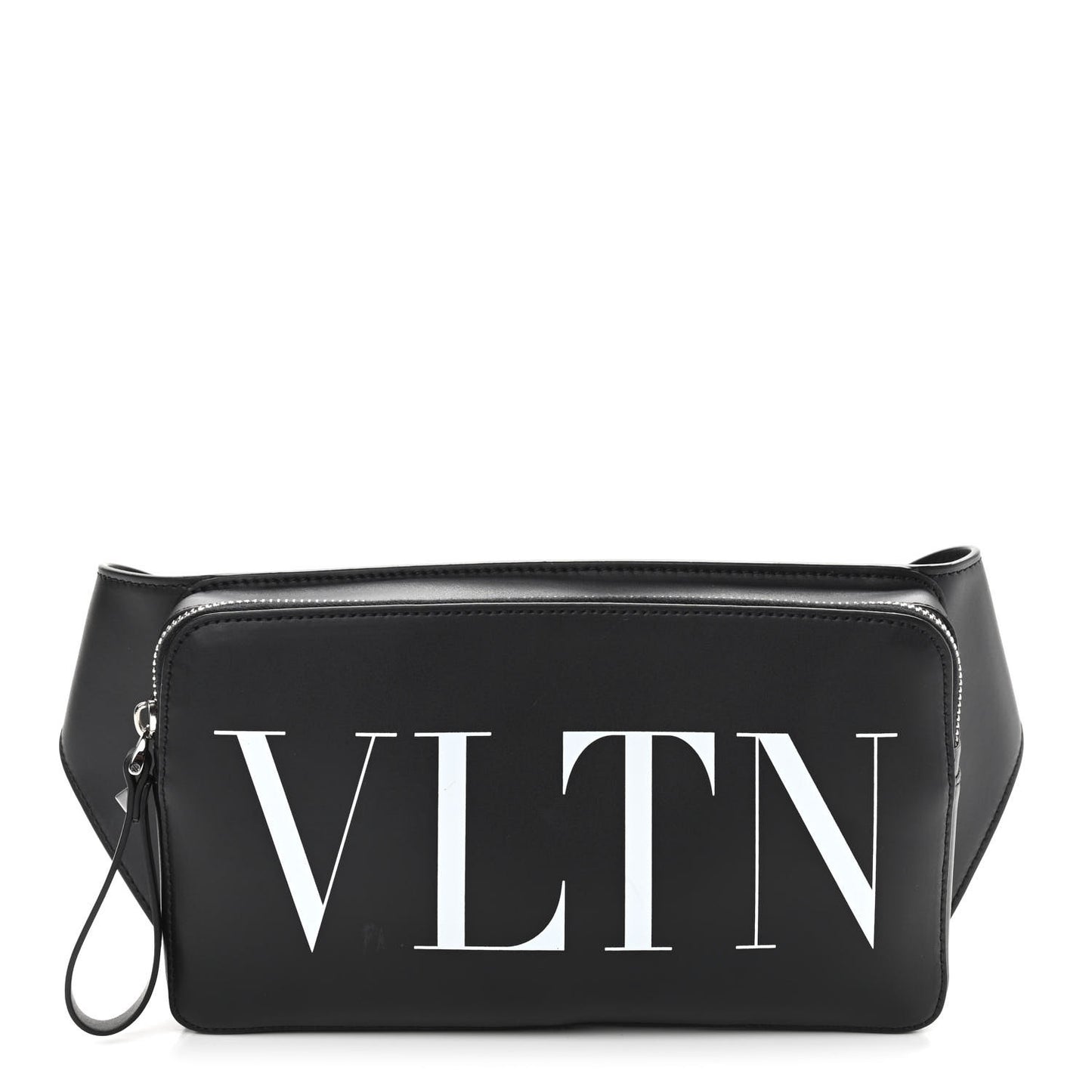 Calfskin VLTN Belt Bag Black White