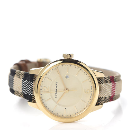 Burberry Stainless Steel Calfskin 32mm Quartz Watch Beige BU10104 2 of 4
