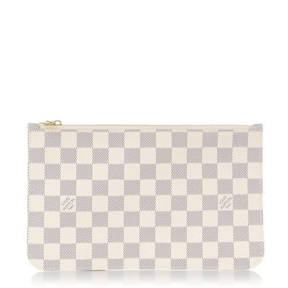 Louis Vuitton Damier Azur Neverfull MM GM Pochette 1 of 8