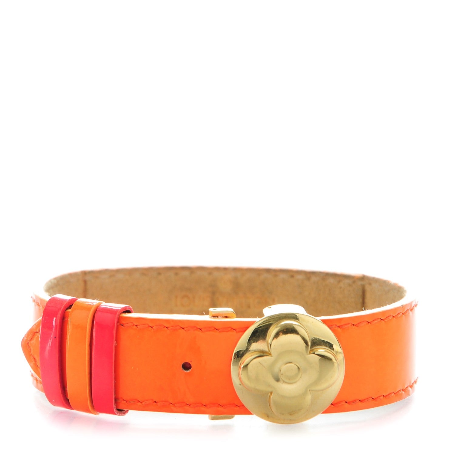 Louis Vuitton Vernis Fluo Wish Bracelet Orange 1 of 11