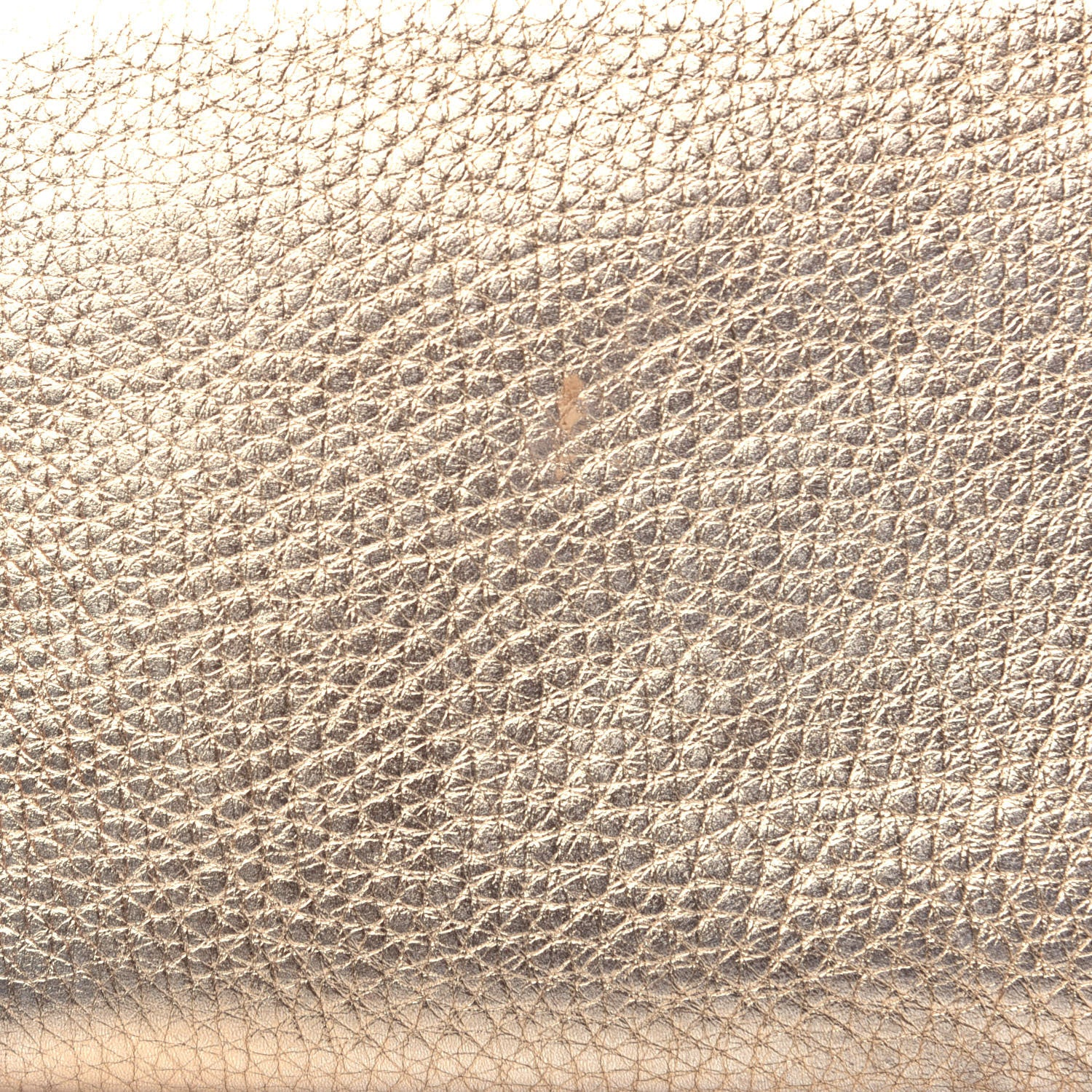 Prada Metallic Vitello Daino Zip Around Wallet Gold 8 of 9