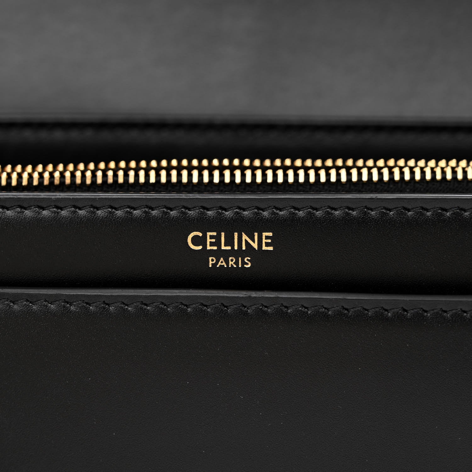 Celine Satinated Calfskin 16 Chain Bag Black 6 of 11