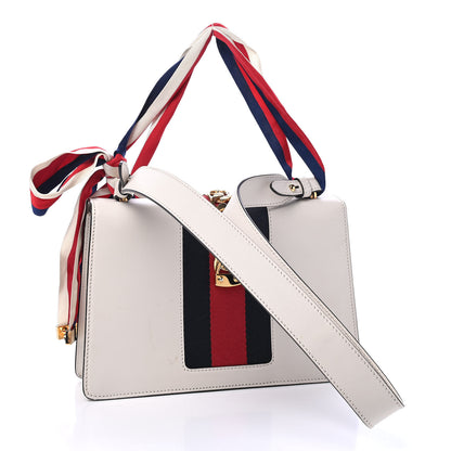 Gucci Calfskin Small Sylvie Shoulder Bag Off White 2 of 5