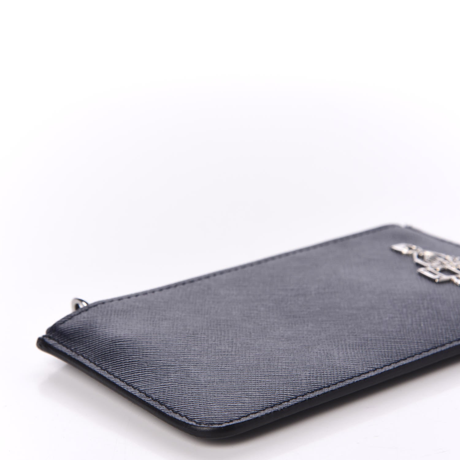 Prada Saffiano Bellhop Key Holder Baltico 8 of 10