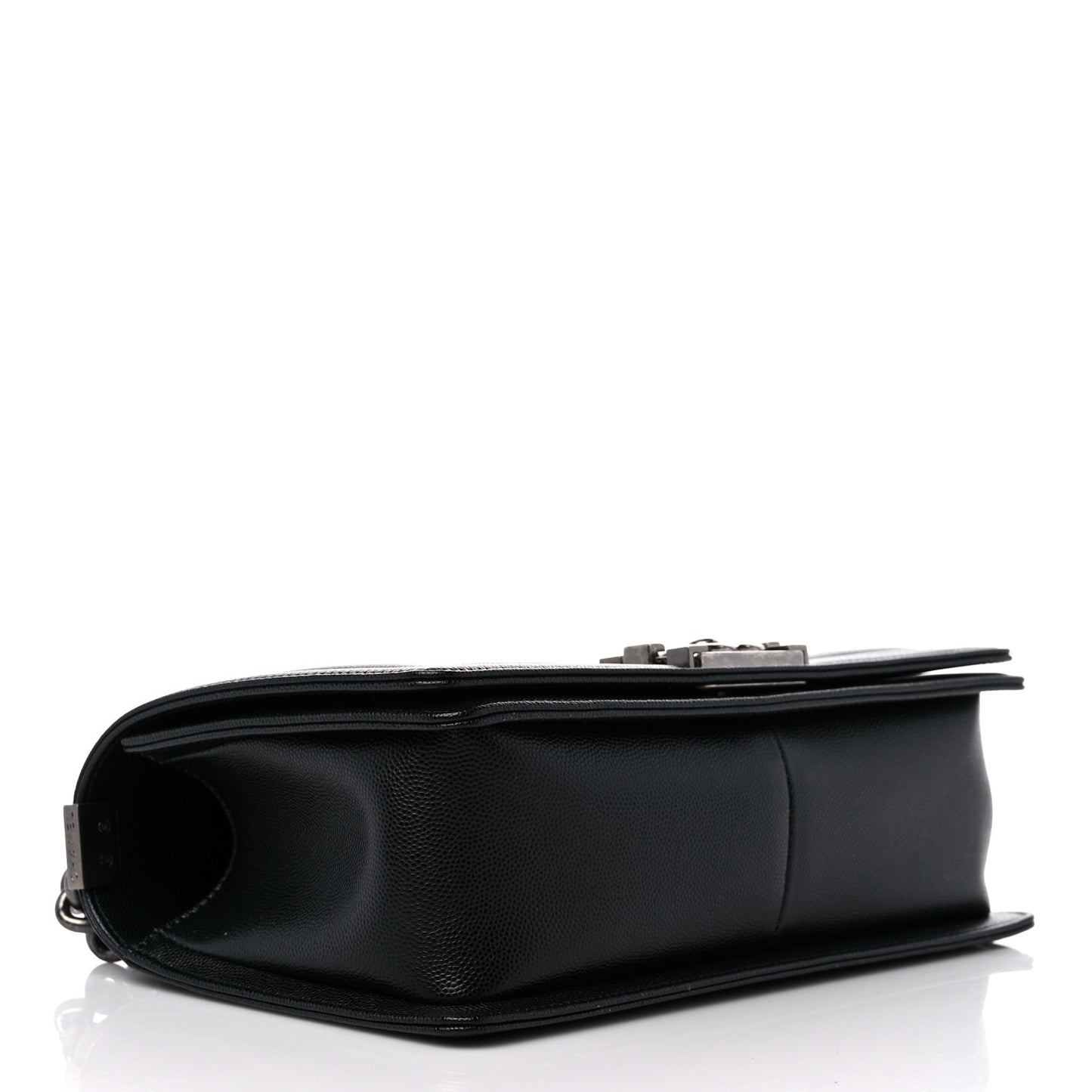 Caviar Quilted Medium Boy Flap Black