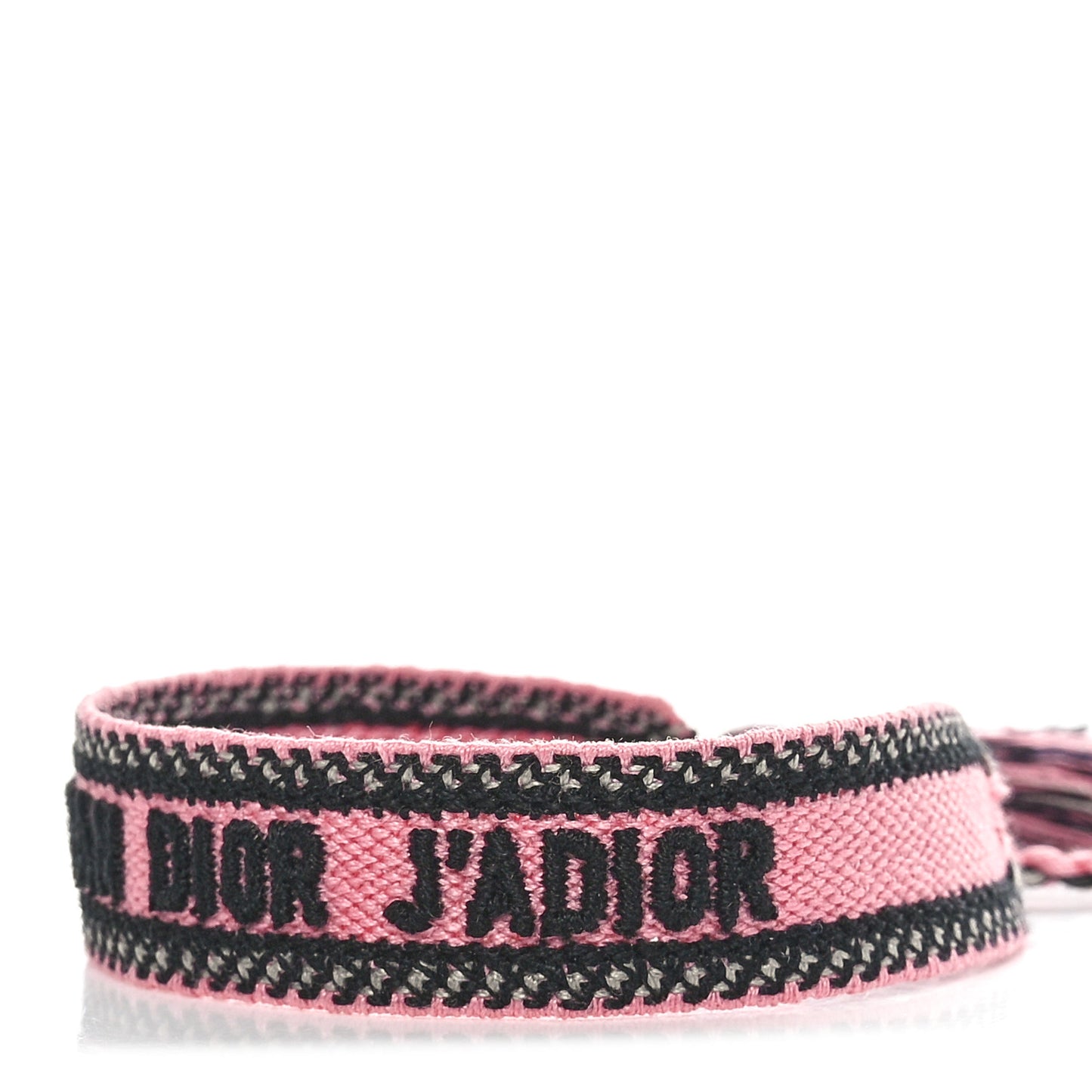 Woven Cotton J'Adior Friendship Bracelet Pink Multicolor