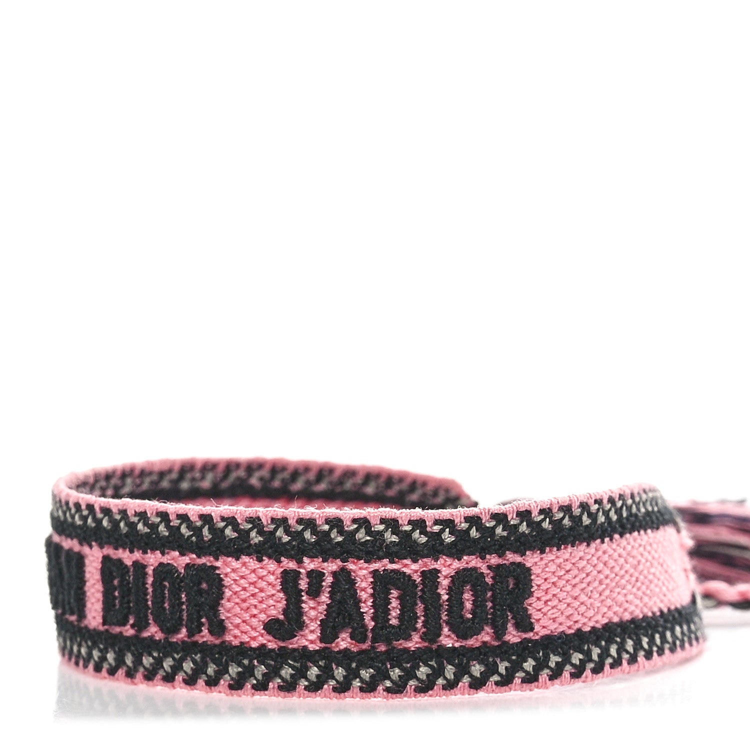 Christian Dior Woven Cotton J'Adior Friendship Bracelet Pink Multicolor 4 of 4