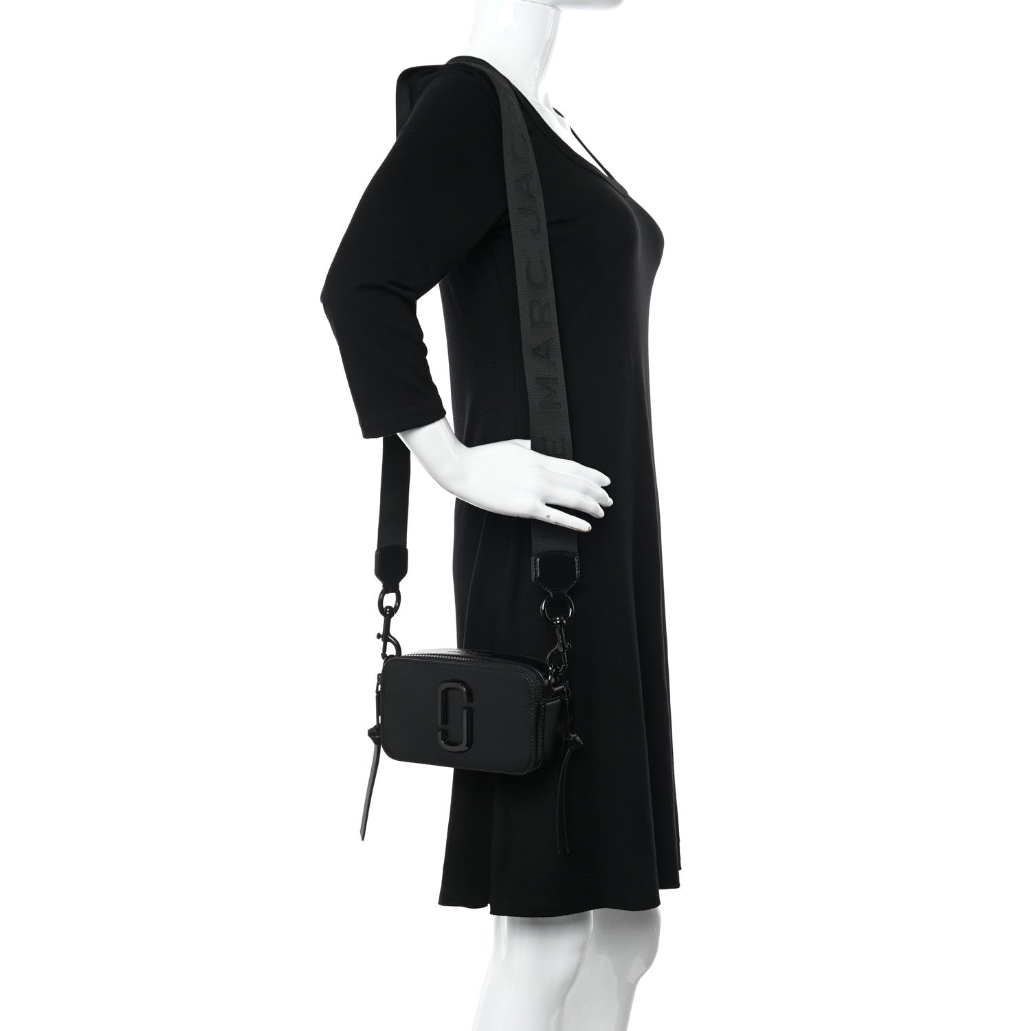 Marc Jacobs Saffiano Snapshot Camera Bag Black 2 of 11
