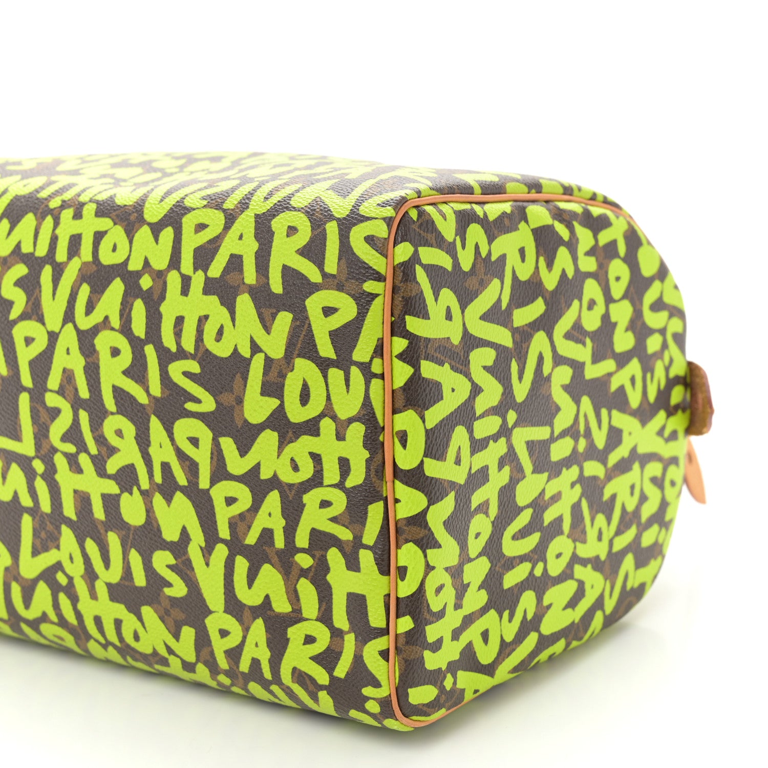 Louis Vuitton Monogram Graffiti Speedy 30 Green 10 of 11