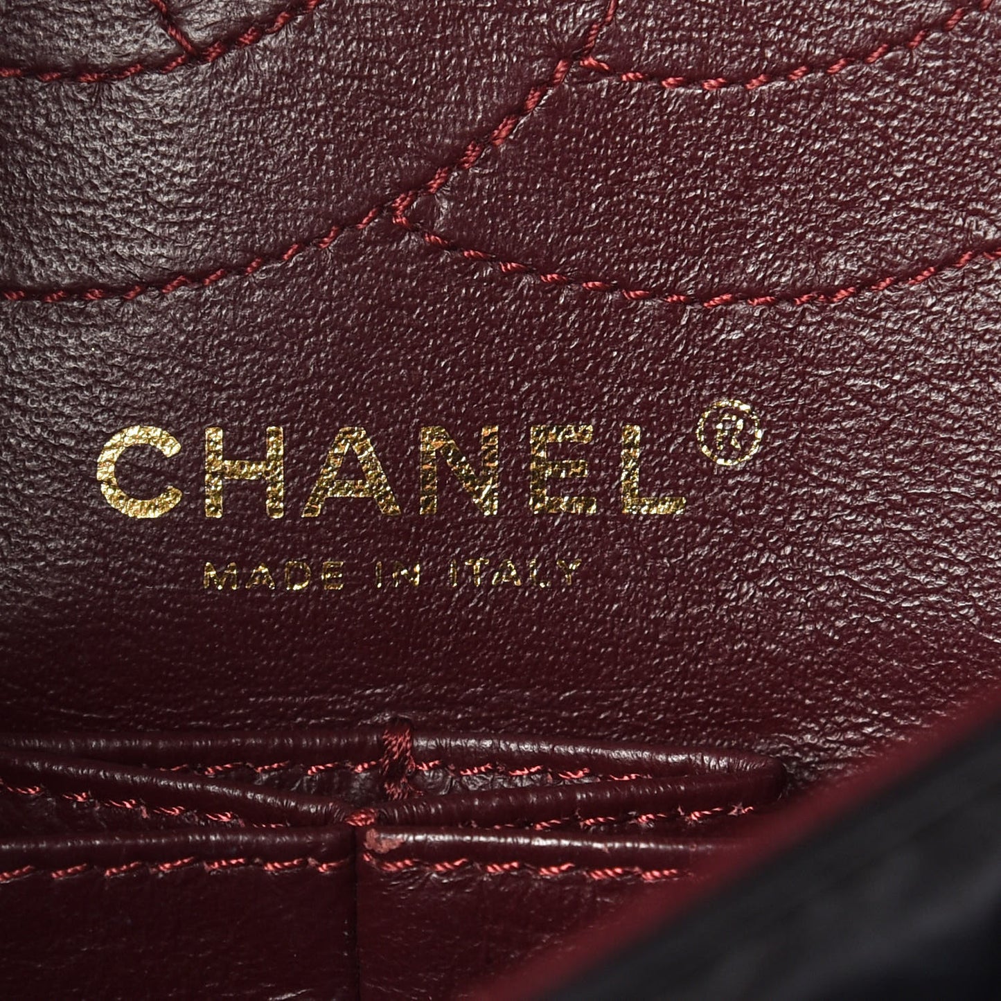 Aged Calfskin Quilted 2.55 Reissue 225 Flap Black