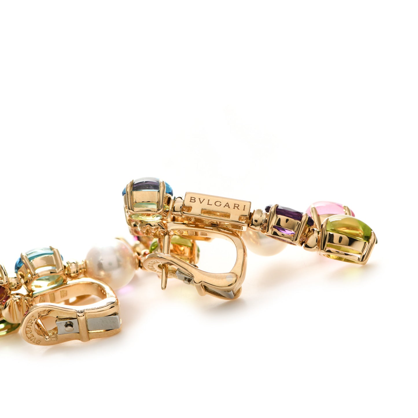 18K Yellow Gold Multi Gemstone Allegra Earrings