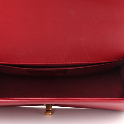 Chanel Lambskin Quilted Medium Boy Flap Dark Red 4 of 12