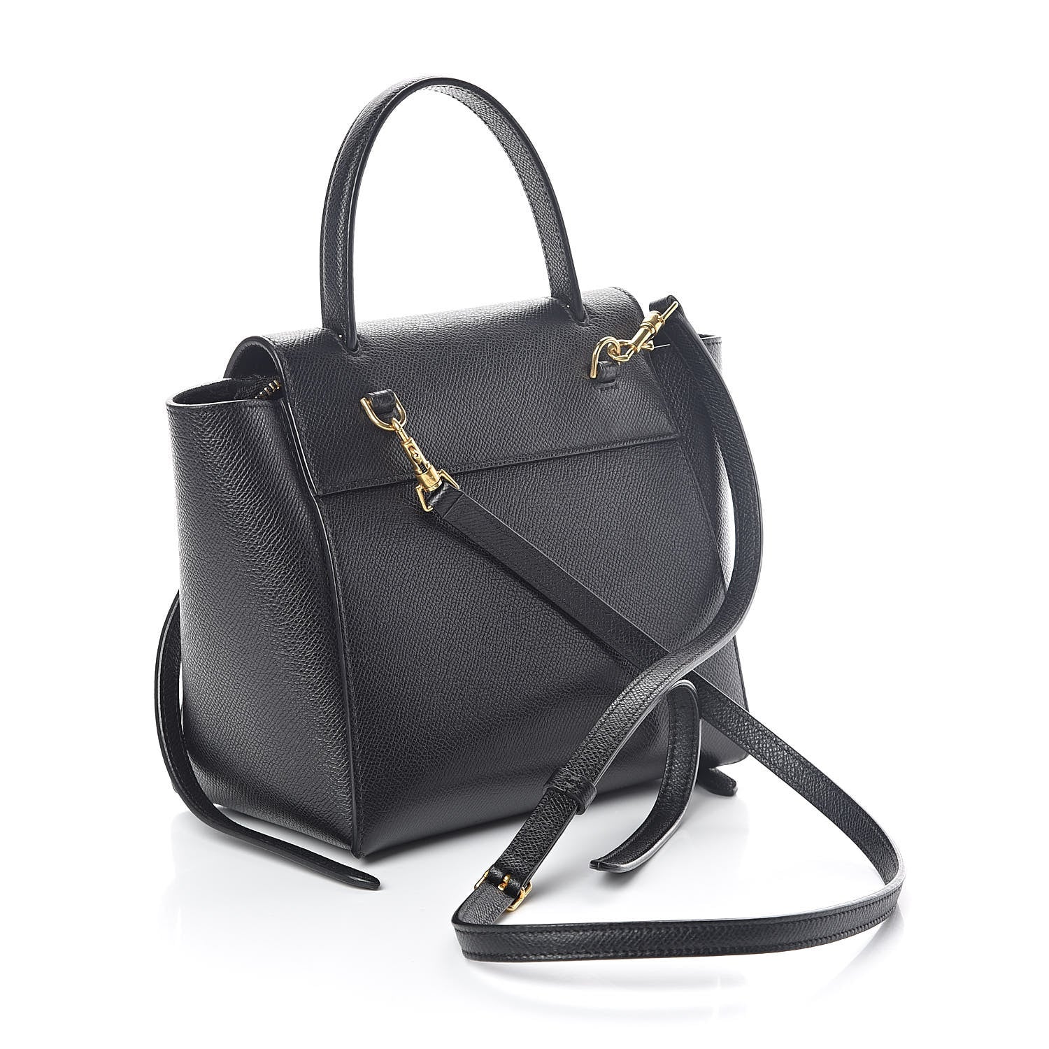 Celine Grained Calfskin Nano Belt Bag Black 3 of 8