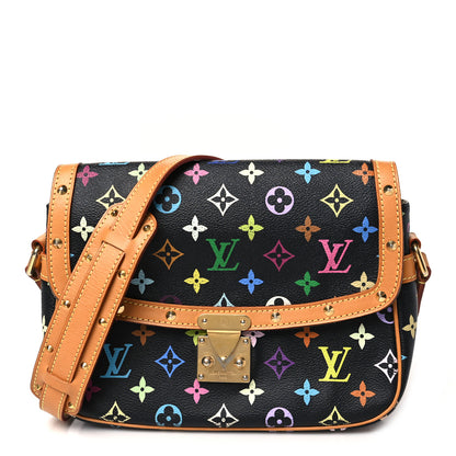 Louis Vuitton Monogram Multicolor Sologne Black 1 of 11