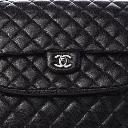 Chanel Caviar Quilted Flap Tote Black 12 of 12