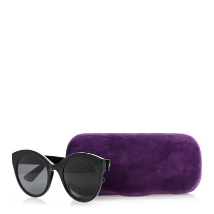 Gucci Round GG Sunglasses GG0028S Black 9 of 9