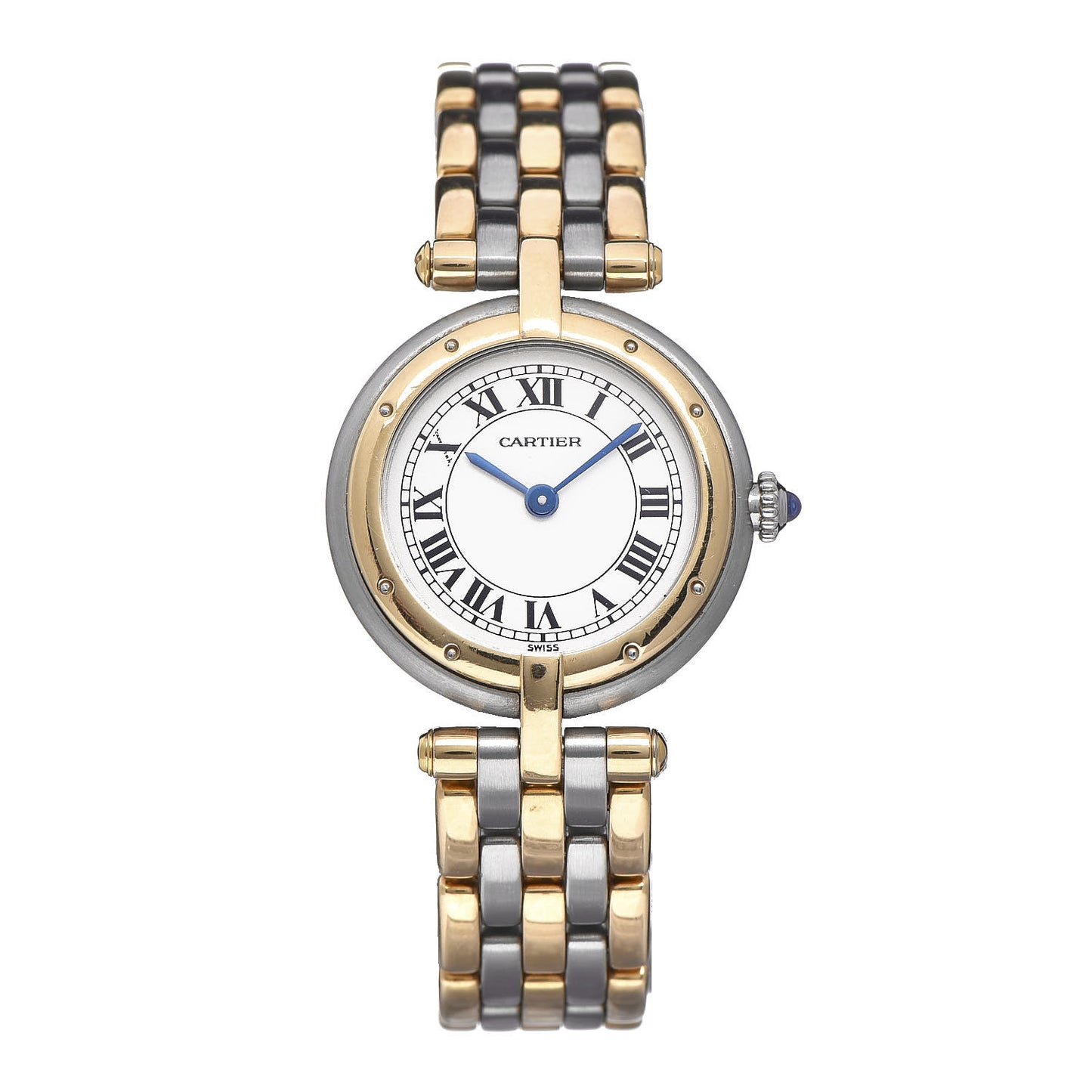 Stainless Steel 18K Yellow Gold 24mm Panthere Vendome Quartz Watch
