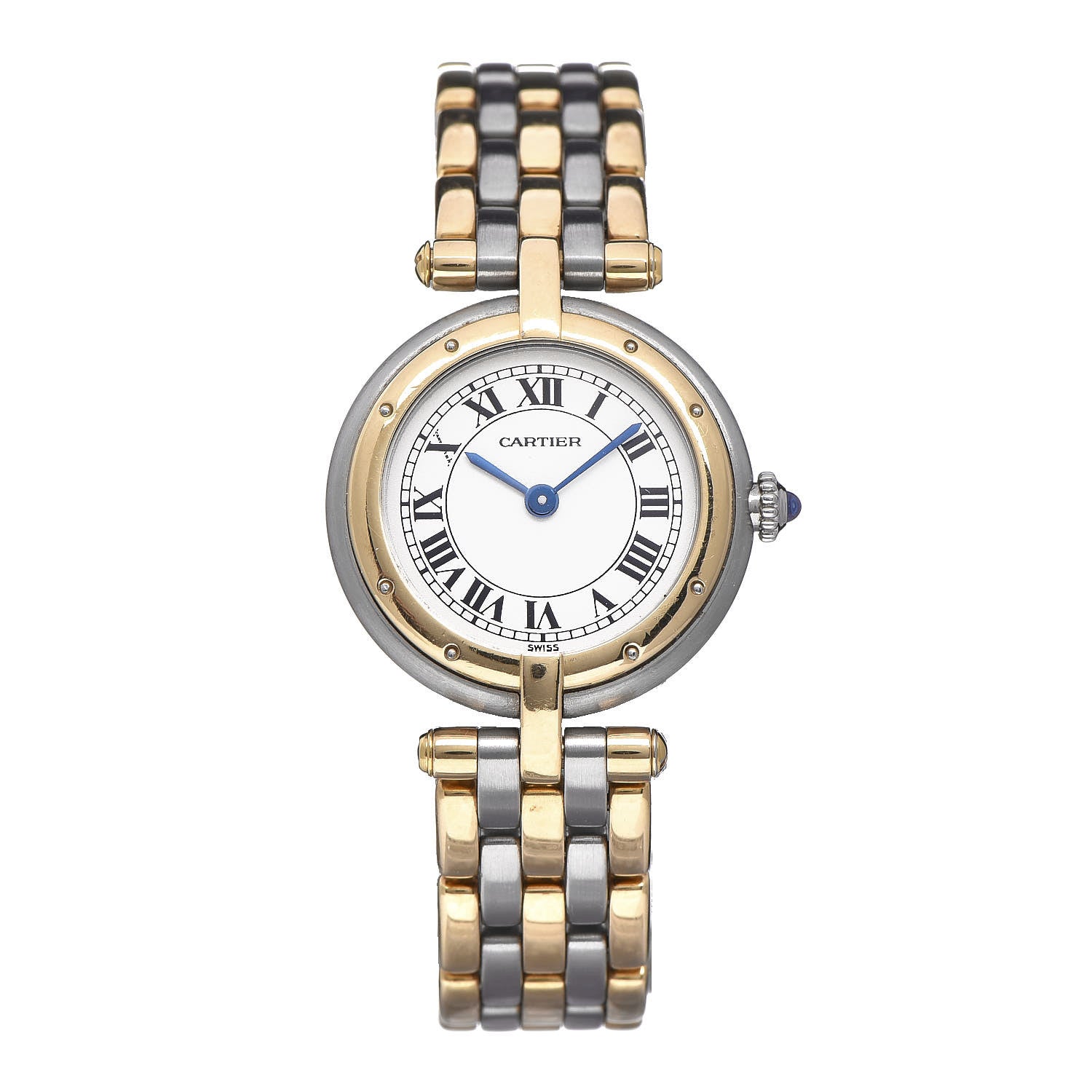 Cartier Stainless Steel 18K Yellow Gold 24mm Panthere Vendome Quartz Watch 1 of 6