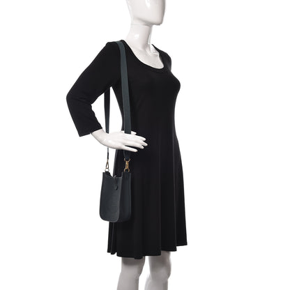 Hermes Taurillon Clemence Evelyne TPM Vert Cypress 2 of 10