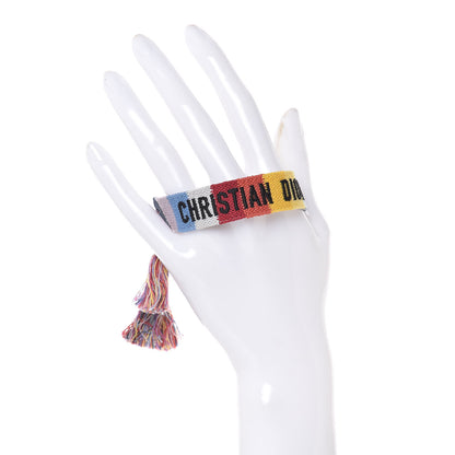 Christian Dior Woven Cotton J'Adior Friendship Bracelet 2 of 3