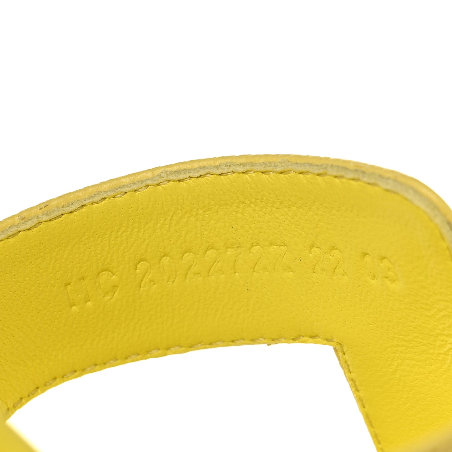 Epsom Oran Sandals 37.5 Jaune Pollen