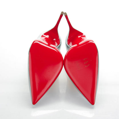 Christian Louboutin Metallic Calfskin So Kate 120 Pumps 38.5 Silver 6 of 7