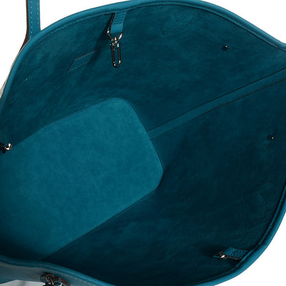 Louis Vuitton Epi Neverfull MM Cyan 6 of 9