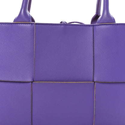 Bottega Veneta Nappa Maxi Intrecciato Small Arco Tote Purple 8 of 11