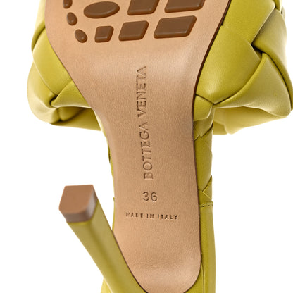 Bottega Veneta Nappa Maxi Intrecciato Lido 90mm Mule Sandals 36 Acid 7 of 7