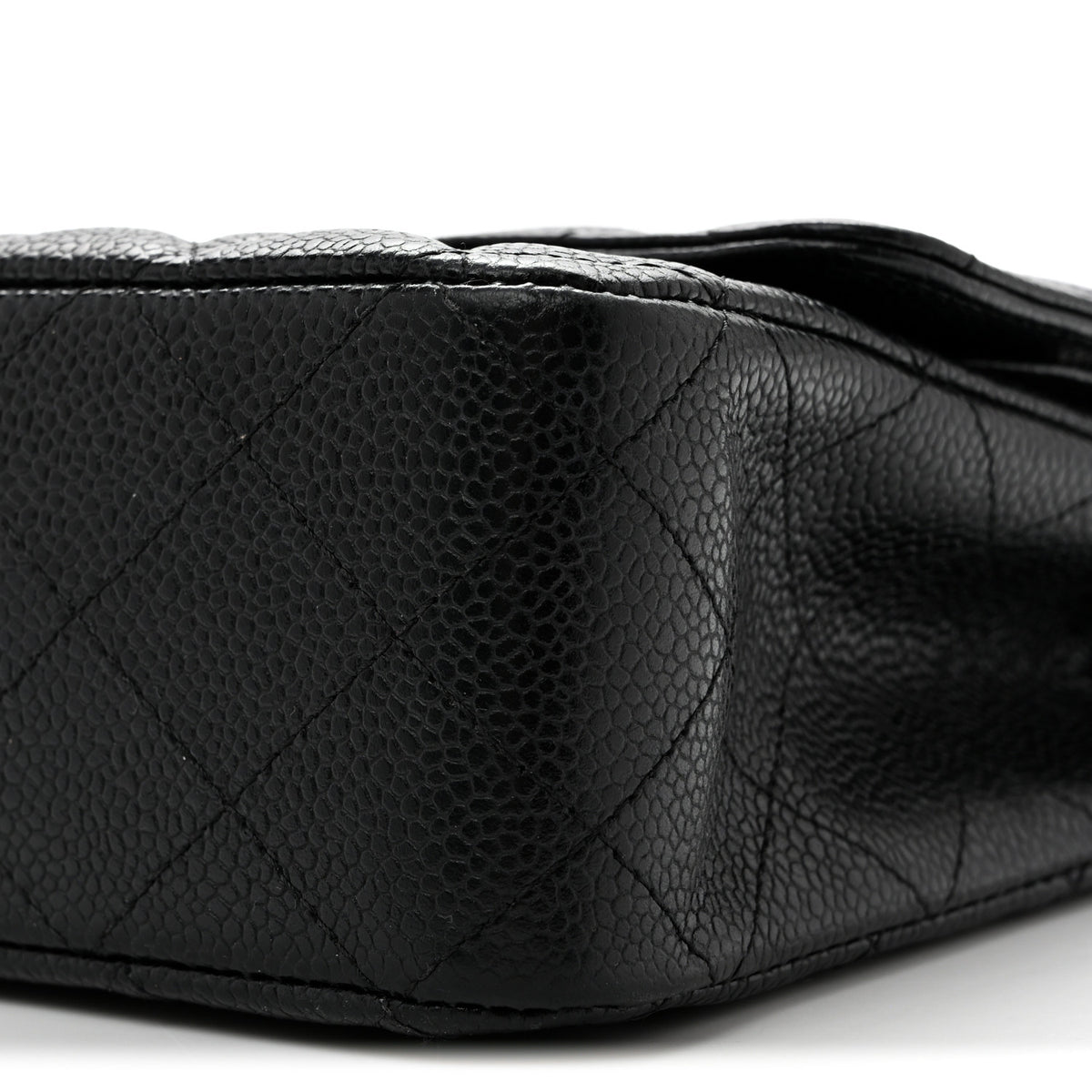 Chanel Caviar Quilted Medium Double Flap Black 10 of 13
