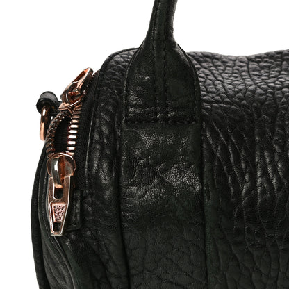 Alexander Wang Pebbled Lambskin Mini Rockie Black Rose Gold Hardware 14 of 18