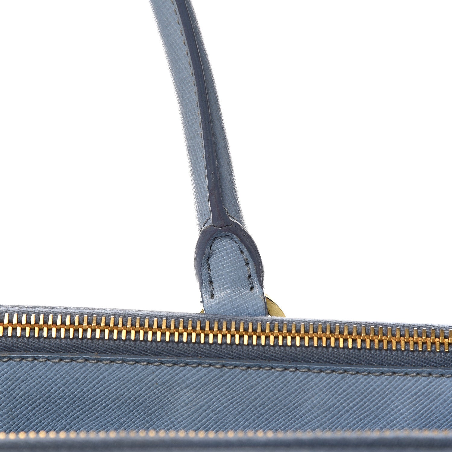 Prada Saffiano Medium Galleria Double Zip Tote Aviazione 13 of 20