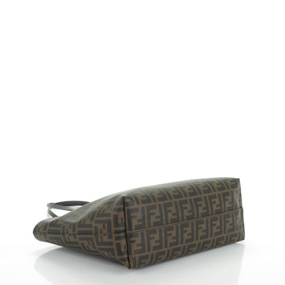 Fendi Zucca Spalmati Small Roll Tote Tobacco Fuxia 4 of 7