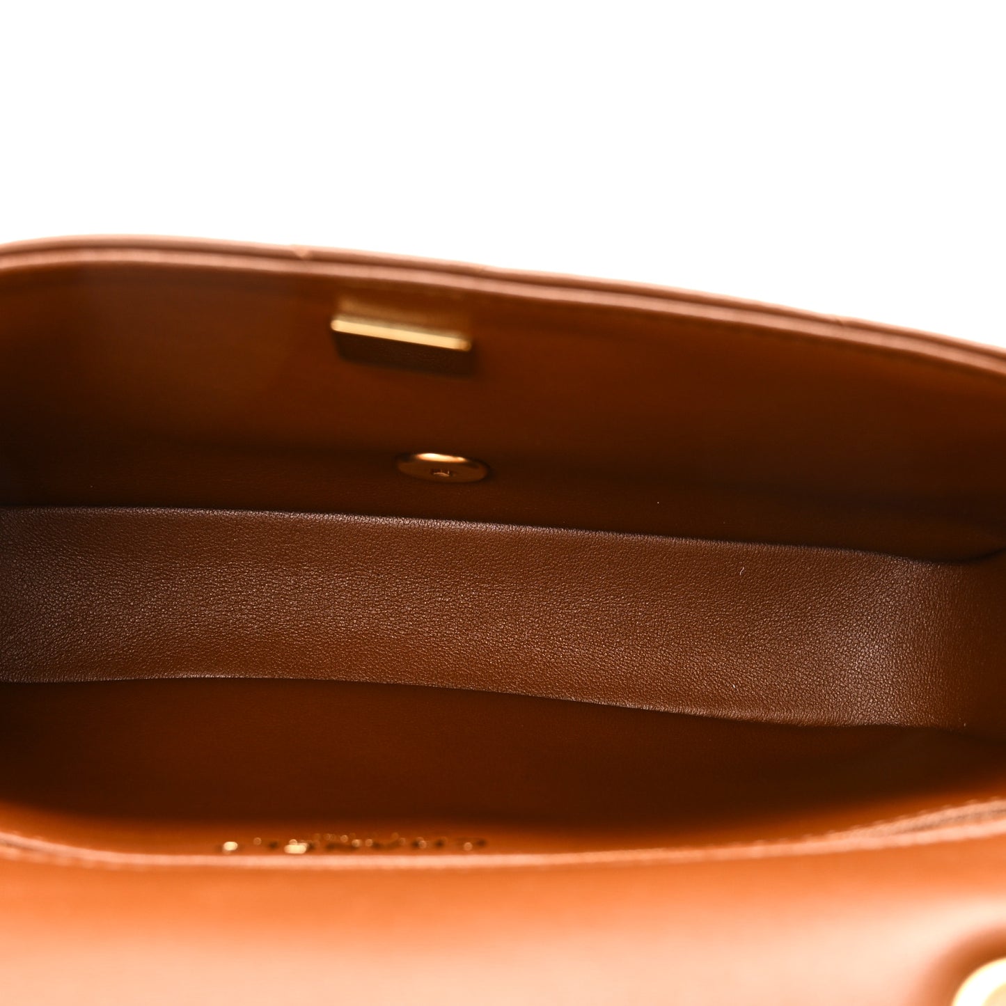 Shearling Lambskin Quilted Furry Coco Flap Beige Brown