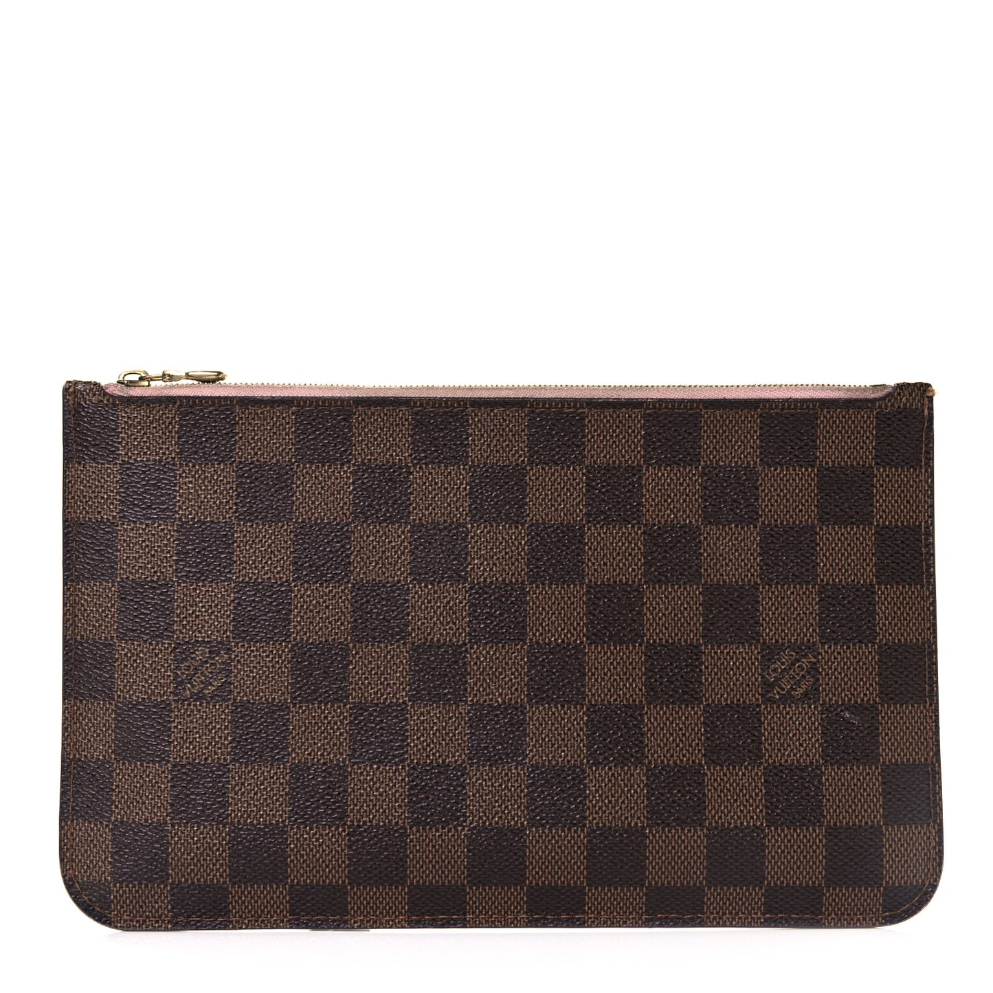 Damier Ebene Neverfull MM GM Pochette Rose Ballerine