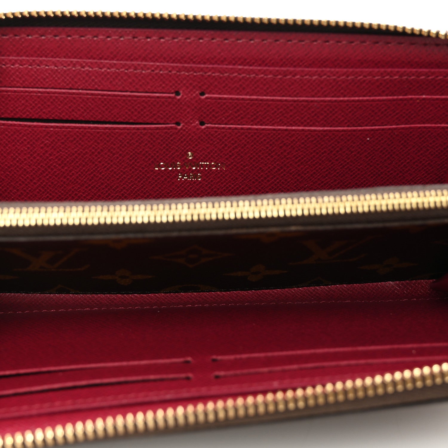 Louis Vuitton Monogram Clemence Wallet Fuchsia 5 of 7